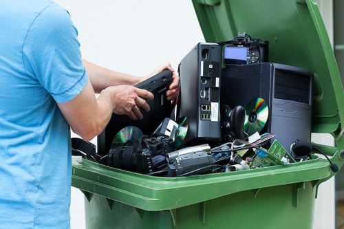 Eco-friendly waste removal during garden clearance