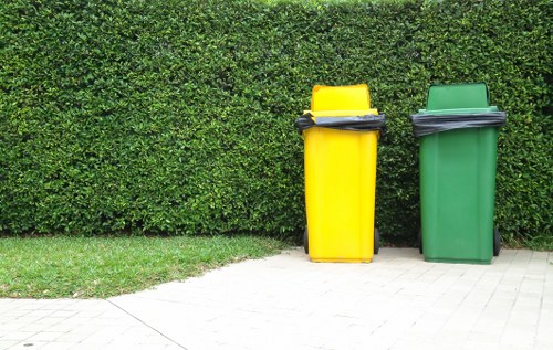 Clean and tidy garden after professional clearance